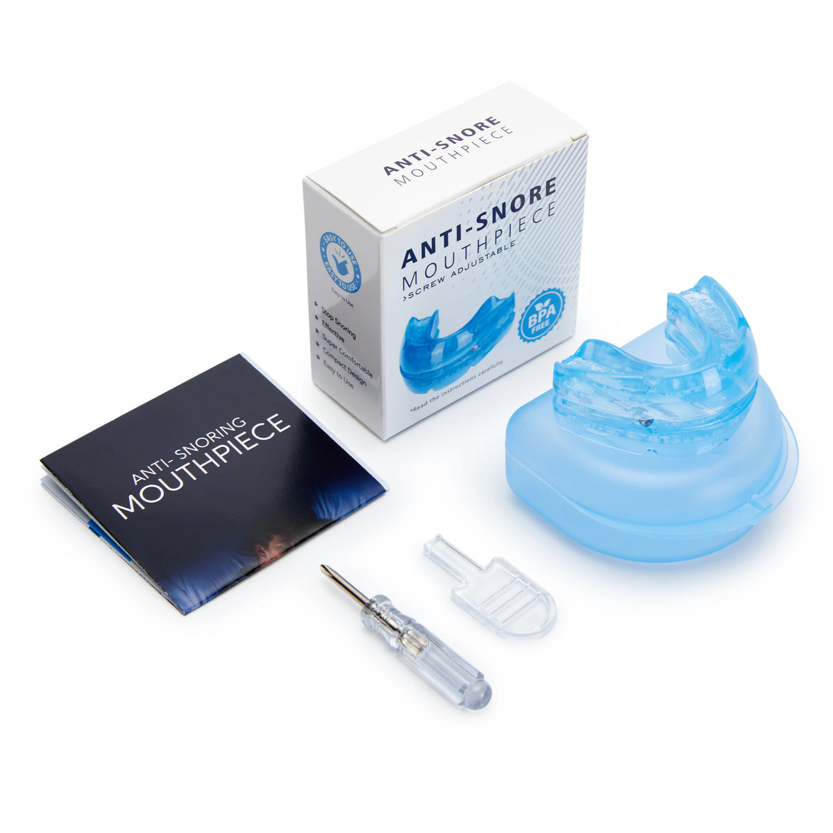 Anti Snore Bruxism Mouth Guard Stop Snoring Mouthpiece Teeth Bruxism Sleeping Aid Apnea Devices Night Anti-Snoring Mouth Guard GoodSnoze