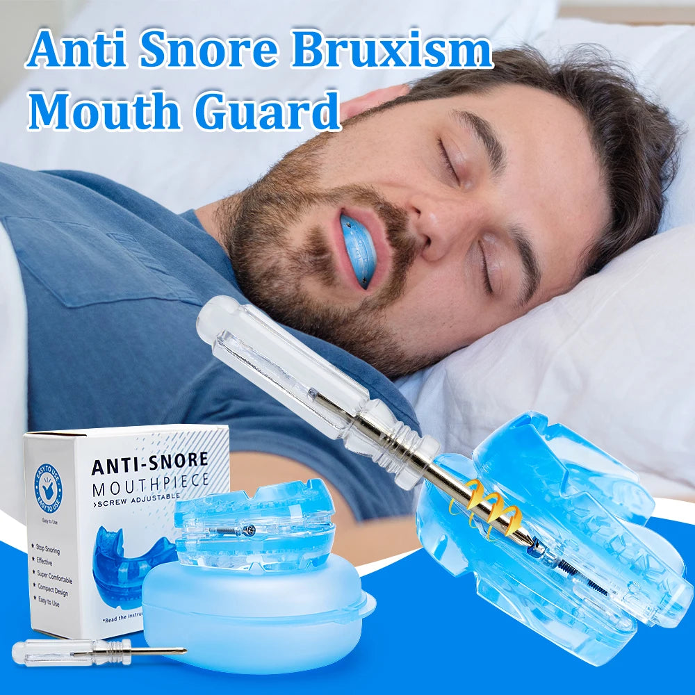 Anti Snore Bruxism Mouth Guard Stop Snoring Mouthpiece Teeth Bruxism Sleeping Aid Apnea Devices Night Anti-Snoring Mouth Guard GoodSnoze