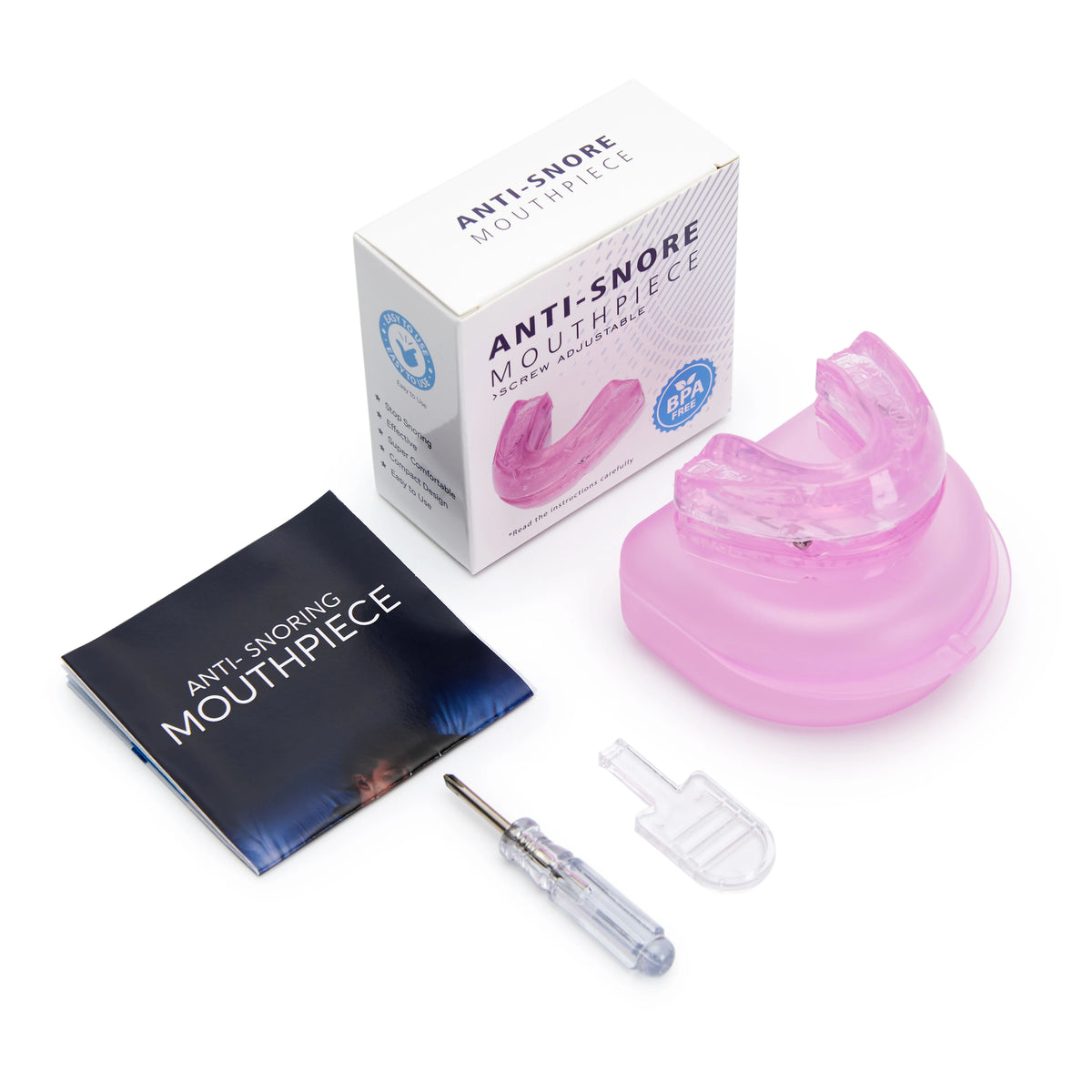 Anti Snore Bruxism Mouth Guard Stop Snoring Mouthpiece Teeth Bruxism Sleeping Aid Apnea Devices Night Anti-Snoring Mouth Guard GoodSnoze