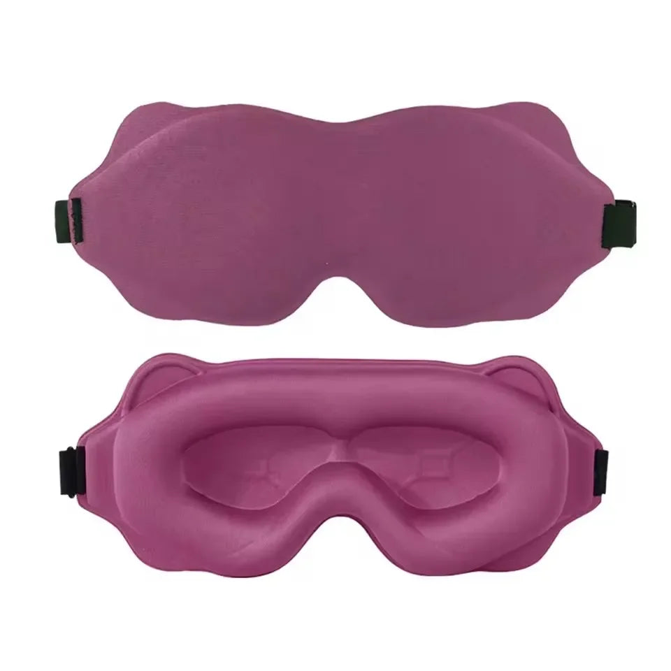 6D Sleeping Mask Block Out Light Sleep Mask For Eyes Soft Sleeping Aid Eye Mask for Travel Eyeshade Night Breathable Slaapmasker GoodSnoze