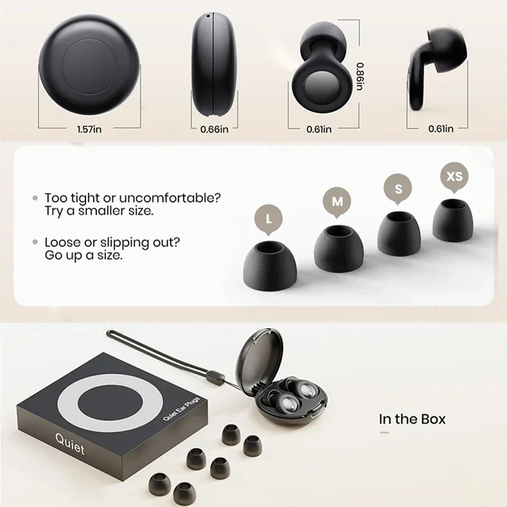 Ear Plugs for Sleeping,Sleep aid,Noise Reduction Super Soft Reusable,Hearing Protection Anti noise earplugs for Travel Work GoodSnoze
