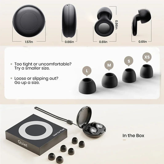 Ear Plugs for Sleeping,Sleep aid,Noise Reduction Super Soft Reusable,Hearing Protection Anti noise earplugs for Travel Work GoodSnoze
